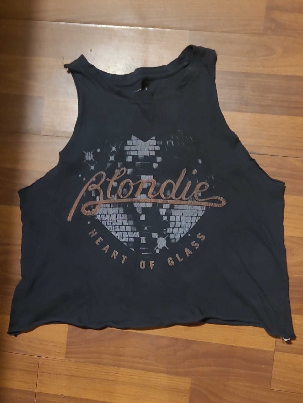 Simply Vera Vera Wang Black Blondie Graphic Muscle Tank